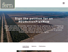 Tablet Screenshot of fern.org